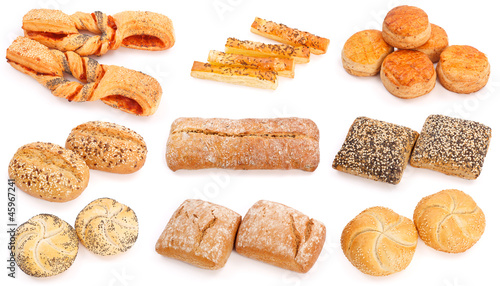 Assorted baked products