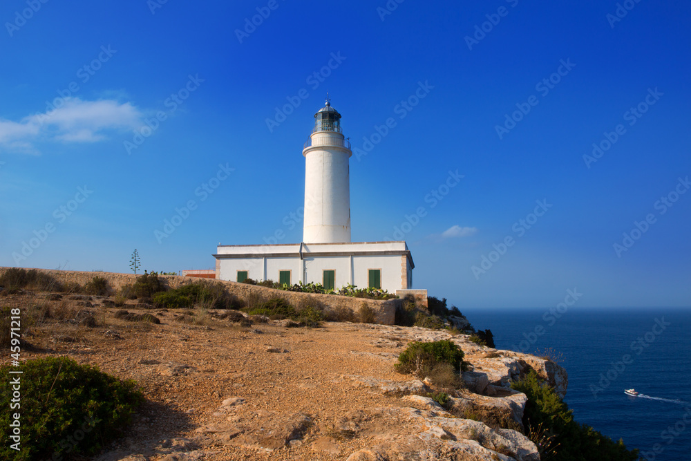 Formentera La Mola lighthouse near Ibiza