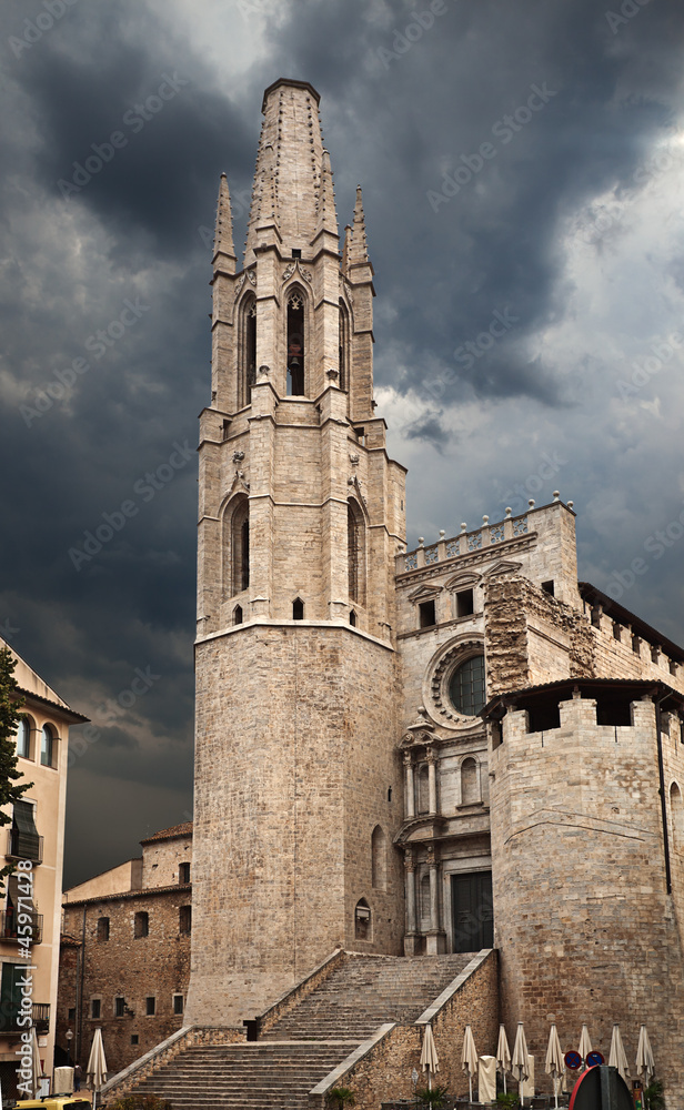 Church of Sant Feliu in Girona (Saint Felix). Spain Church of Sant Feliu in Girona (Saint Felix). Spain
