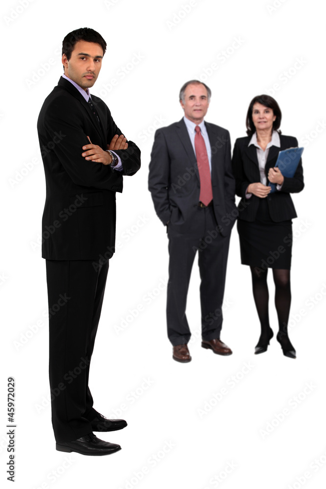 Three business colleagues Three business colleagues