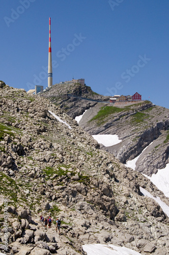 Säntisgipfel - Alpstein - Alpen - Schweiz photo