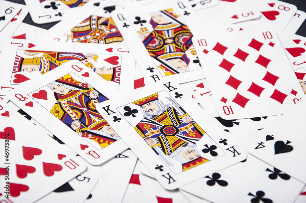 pile of playing cards pile of playing cards