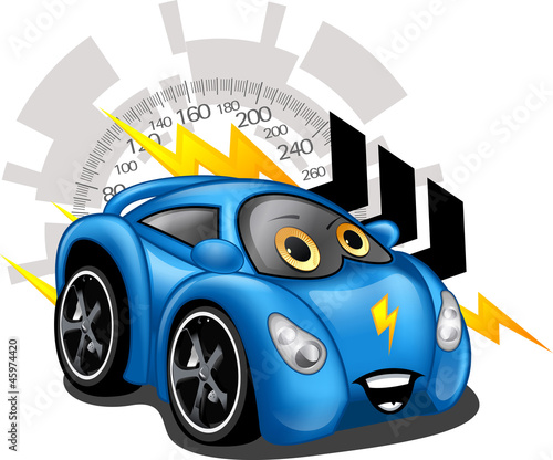 Carrinho azul