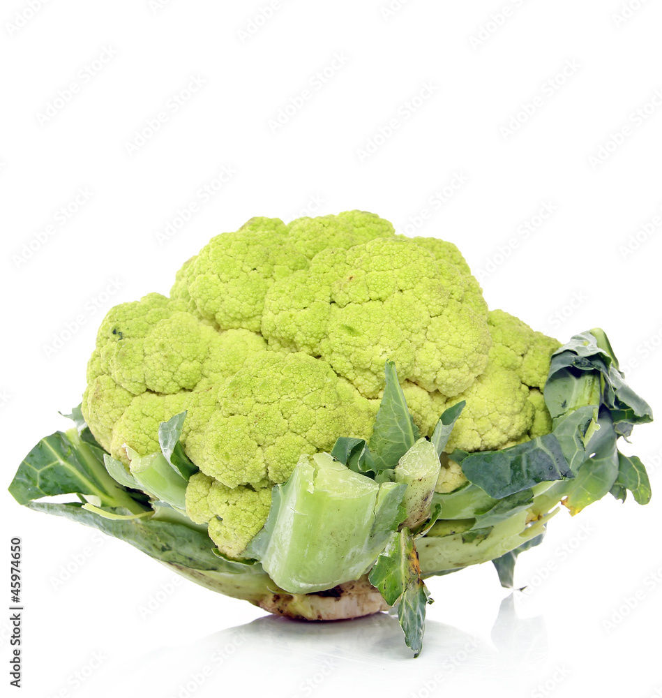 Chou Fleur Vert Stock Photo Adobe Stock