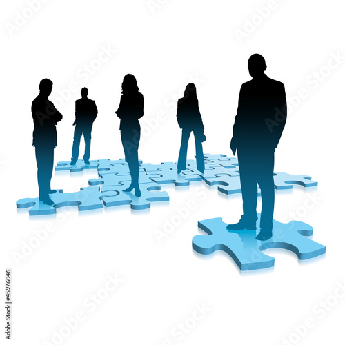 Dream team sur puzzle homme