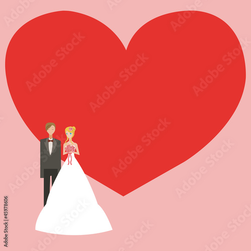Wedding background with space for text