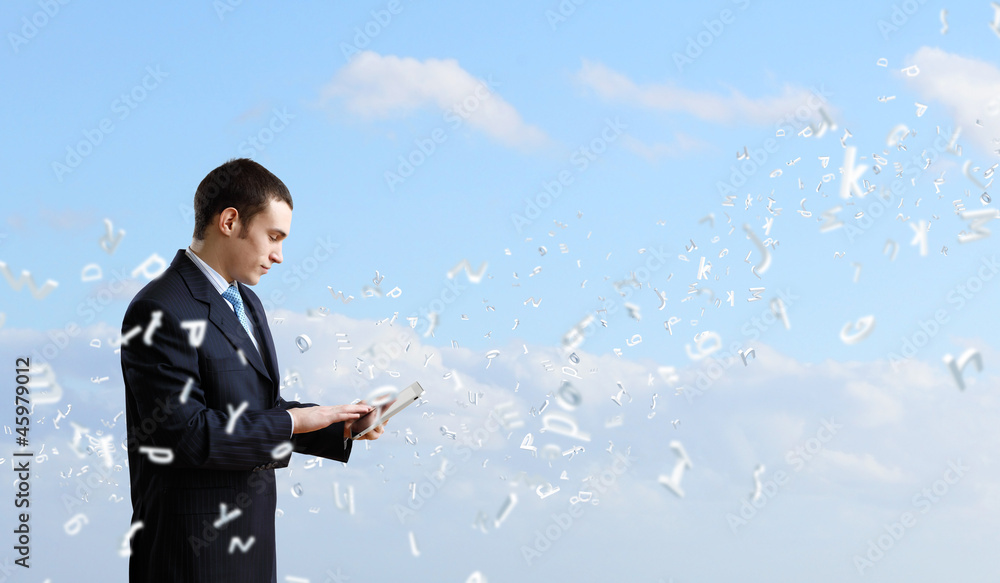 Business person and finance related background Business person and finance related background