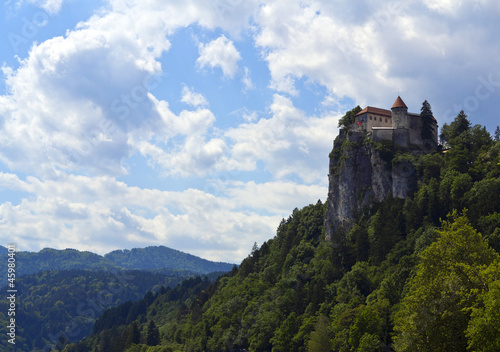 View on Bled castle  Slovenia
