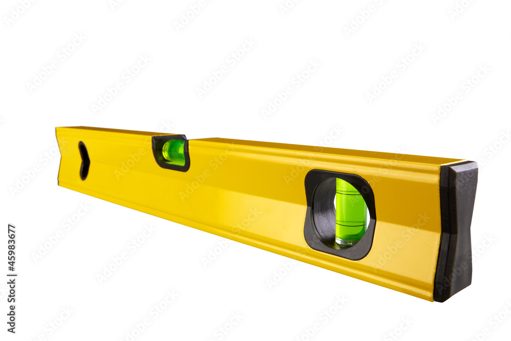 Spirit level isolated on white Clipping Paths Spirit level isolated on white Clipping Paths