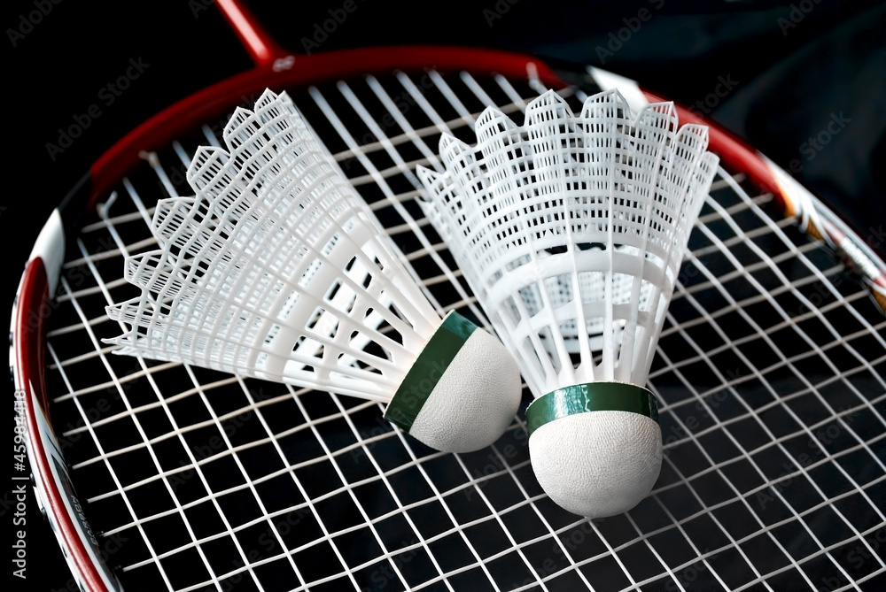 Badminton equipment Stock Photo Adobe Stock