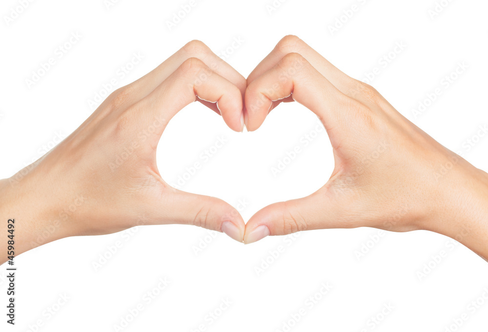 Obraz premium Human hand heart