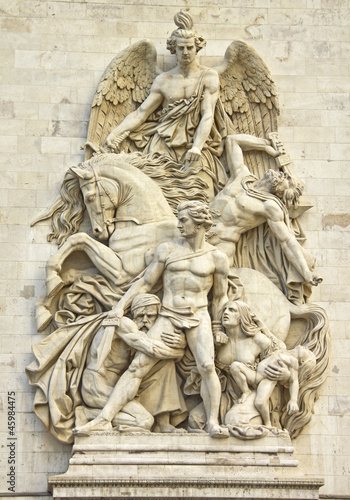Details in the Arc de Triomphe  Paris