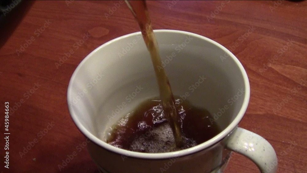 Pouring Coffee into Mug Pouring Coffee into Mug