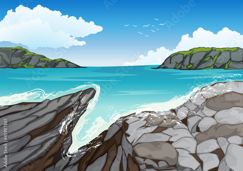 beautiful coast