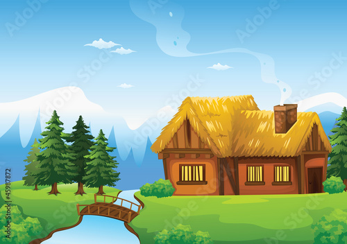 a house in nature