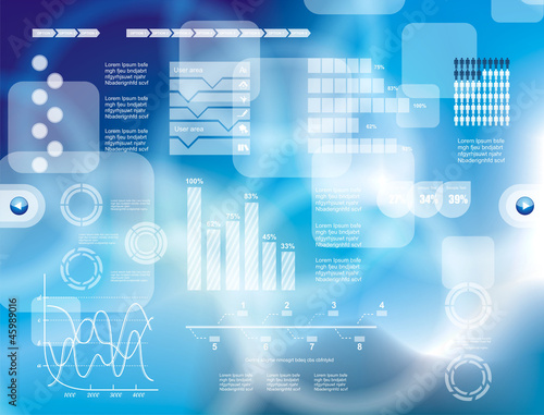Modern virtual technology background