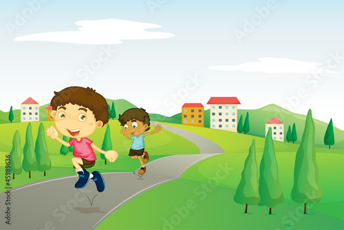 kids playing