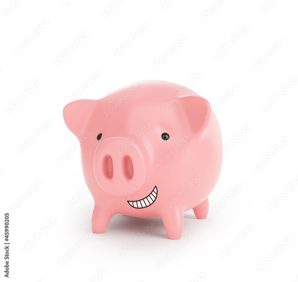  little pink piggy bank