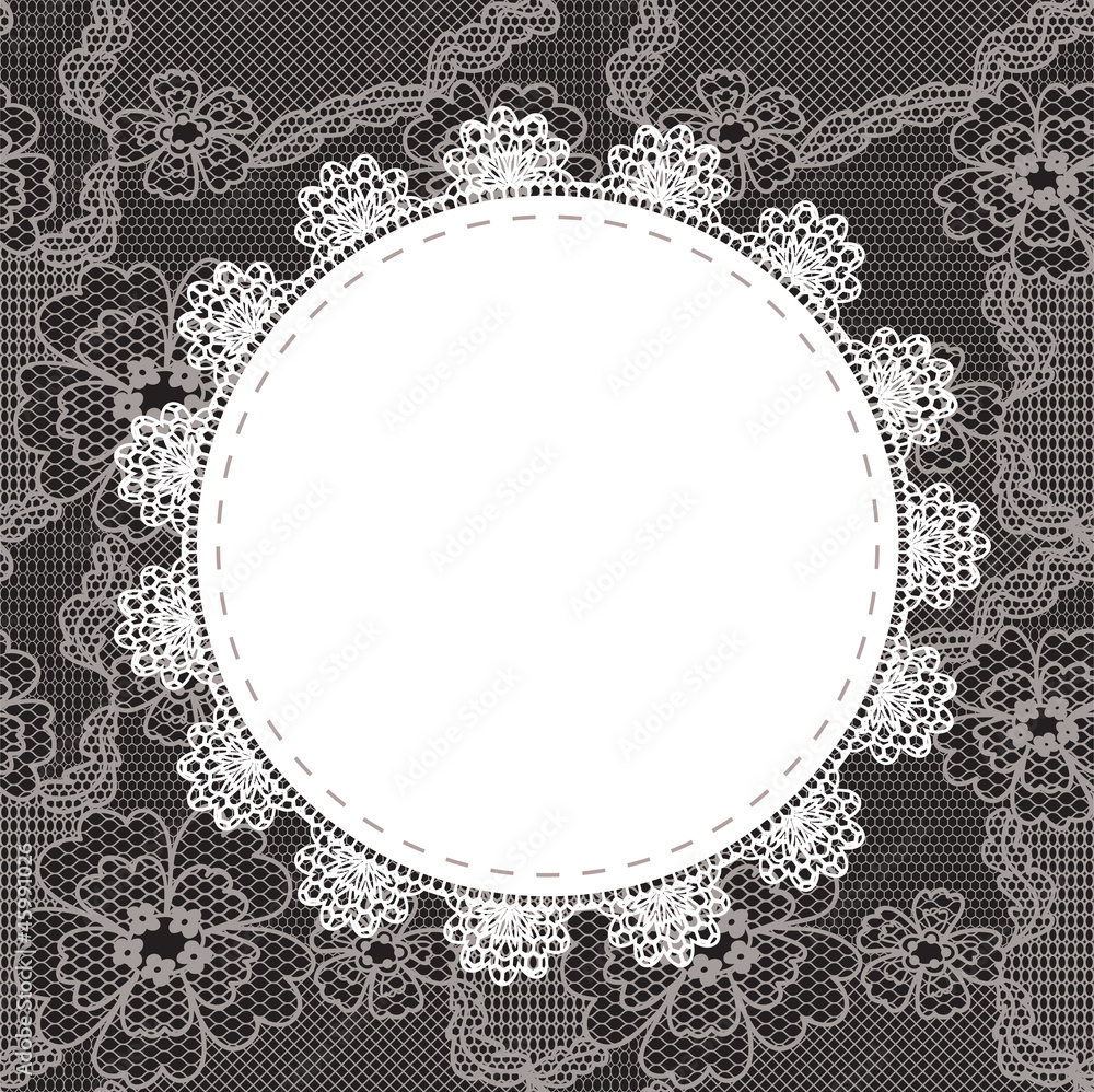 Elegant doily on lace gentle background for scrapbooks Elegant doily on lace gentle background for scrapbooks