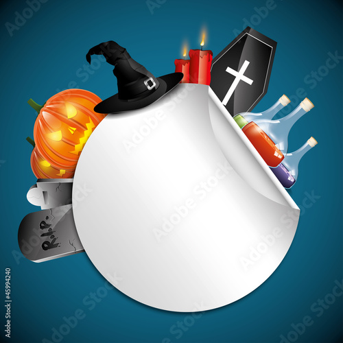 Modern Halloween background with place for text