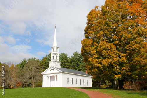 Chapel in Fall photo