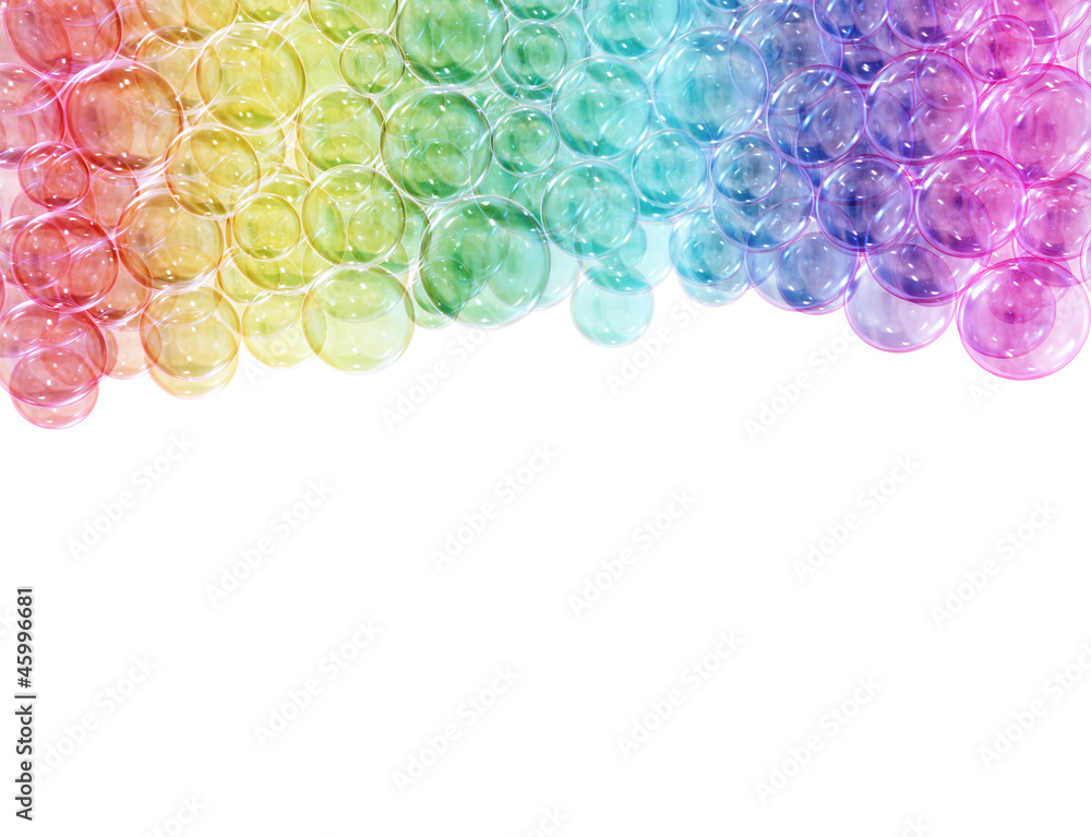 Soap bubbles 3D render illustration Soap bubbles 3D render illustration