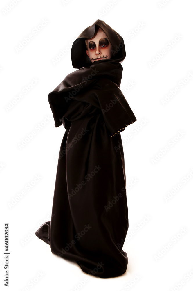 Boy in halloween zombie fancy-dress Boy in halloween zombie fancy-dress