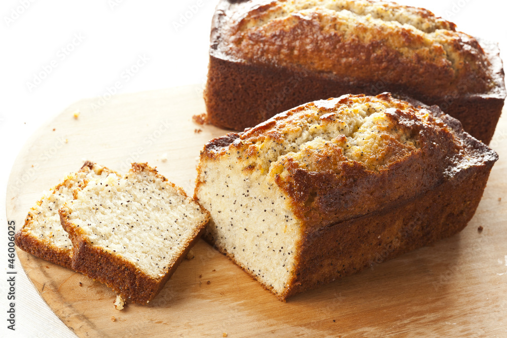 Fresh Homemade Poppy Seed Bread Fresh Homemade Poppy Seed Bread