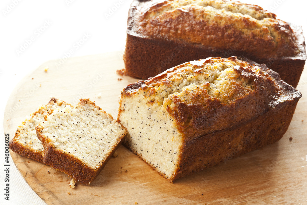 Fresh Homemade Poppy Seed Bread