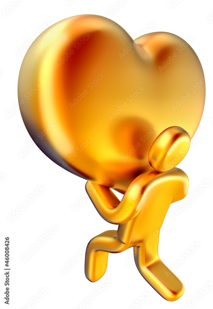 man with golden heart man with golden heart