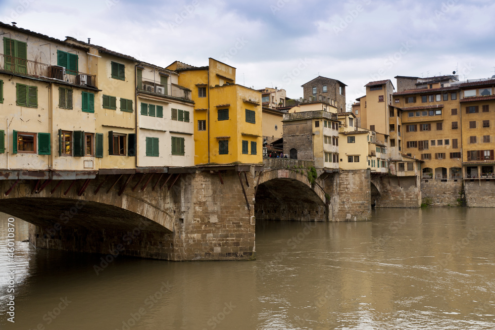 Obraz premium Ponte Vecchio bridge in Florence.