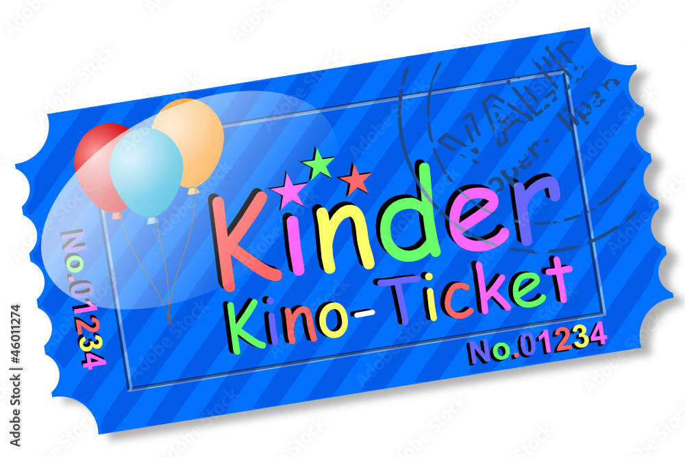 Ticket Kinder KinoTicket Adobe Stock
