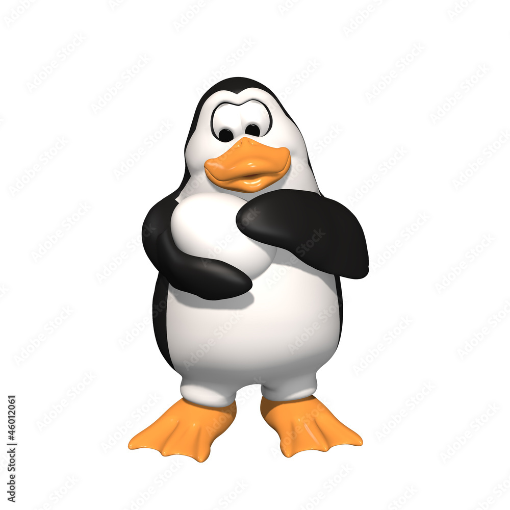 Obraz premium Penguin Father