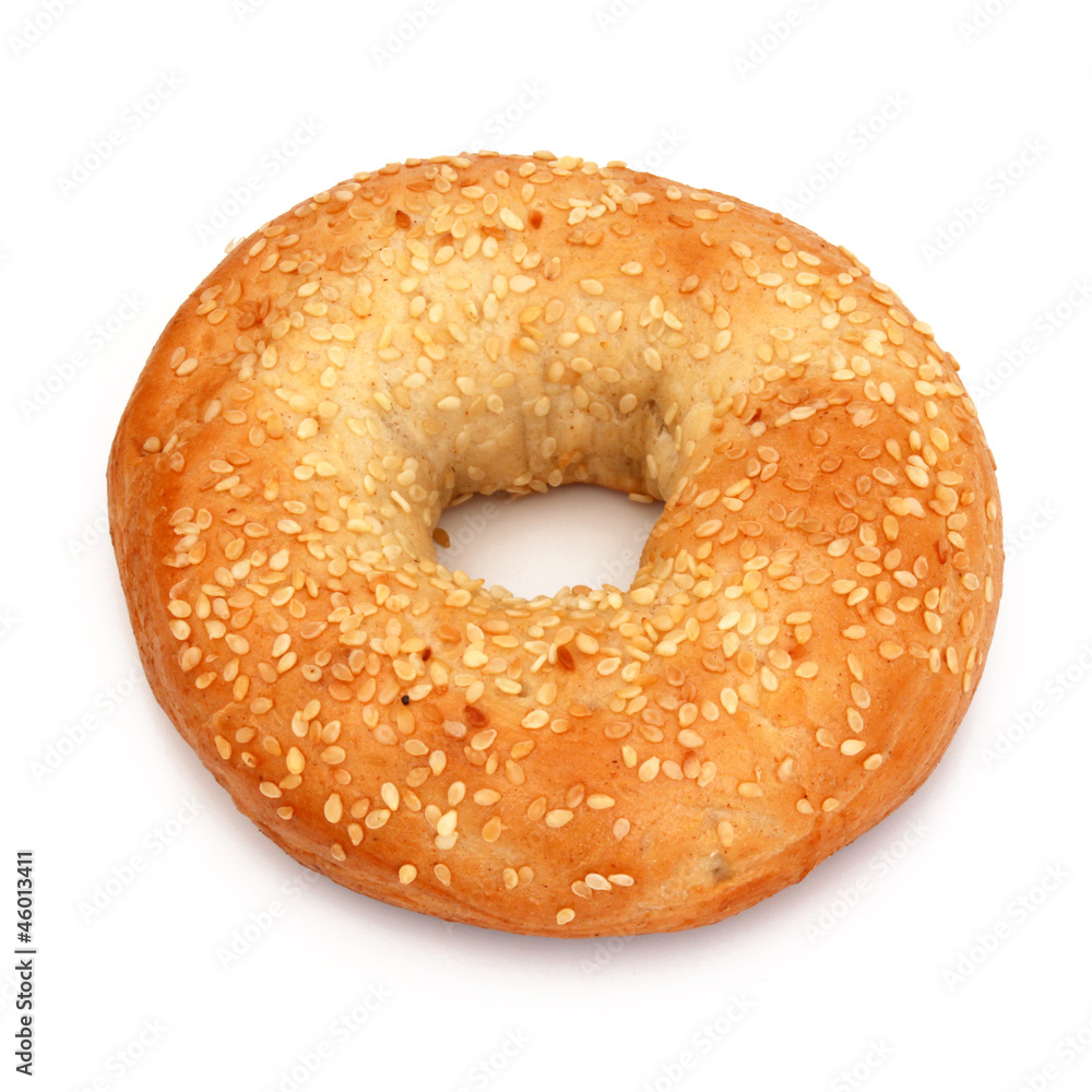 Sesame seed bagel Sesame seed bagel