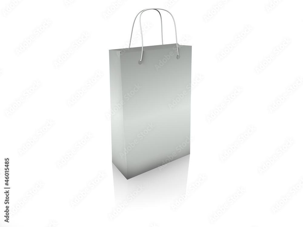 Shopping bag isolated on white Shopping bag isolated on white