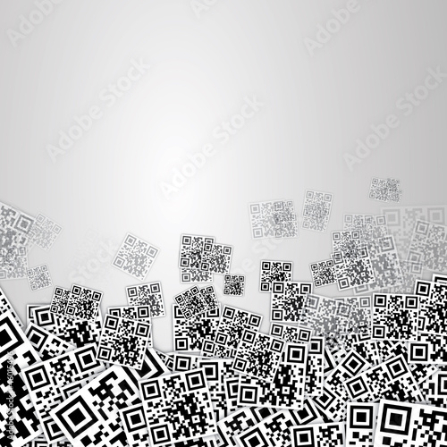 qr code background vector eps10