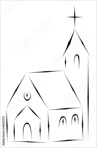 Little Church - Simple Sketch