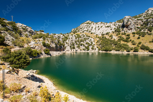 Mountain lake on Mallorca Balearic Islands Spain