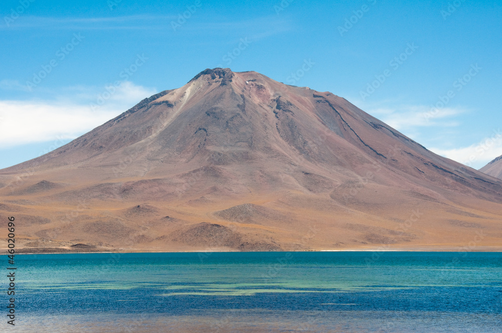 Miscanti lagoon in San Pedro de Atacama, Chile