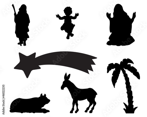 nativity silohuettes