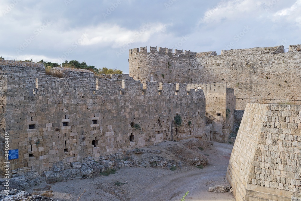 La città vecchia di Rodi- Grecia La città vecchia di Rodi- Grecia