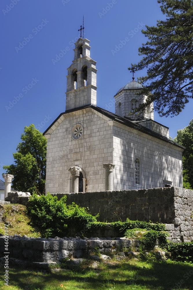 Ancient church in Cetinje, Montenegro