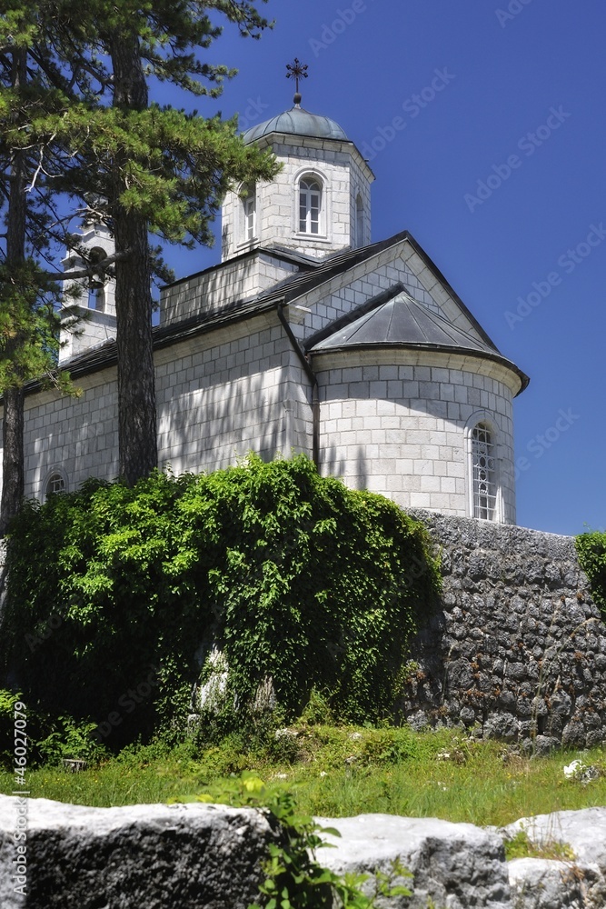 Ancient church in Cetinje, Montenegro Ancient church in Cetinje, Montenegro