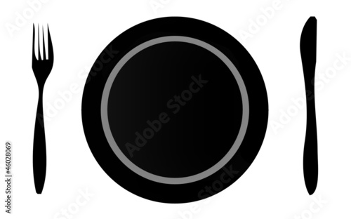 Cutlery, vector