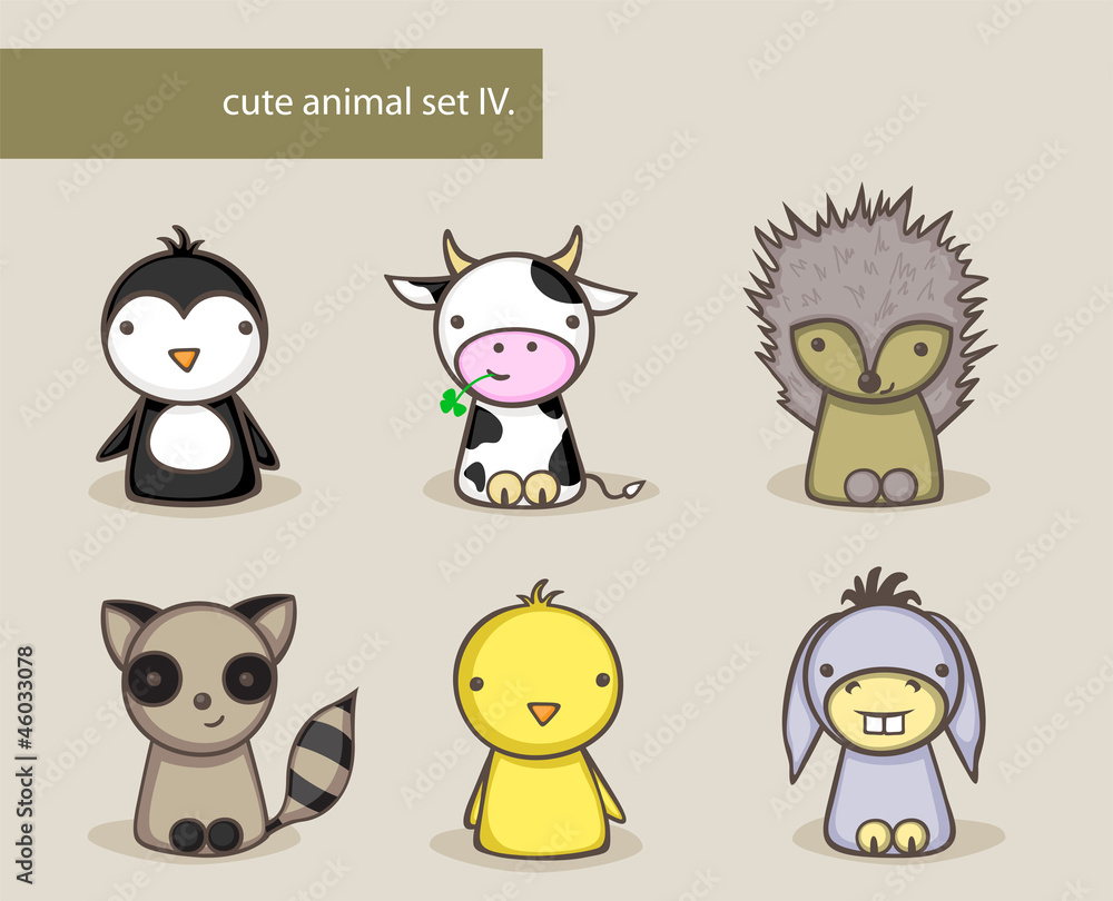 Obraz premium Animal set