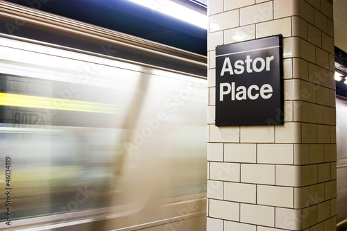 Astor Place Subway Station, New York