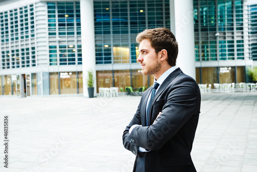 Handsome businessman portrait