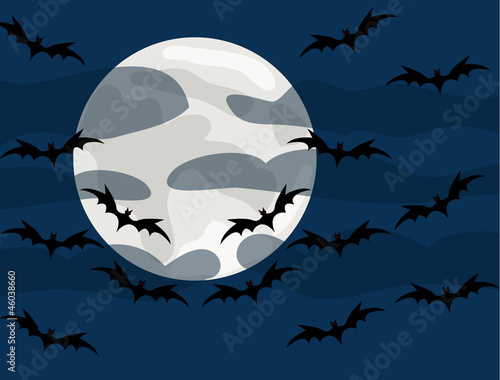 Halloween background vector