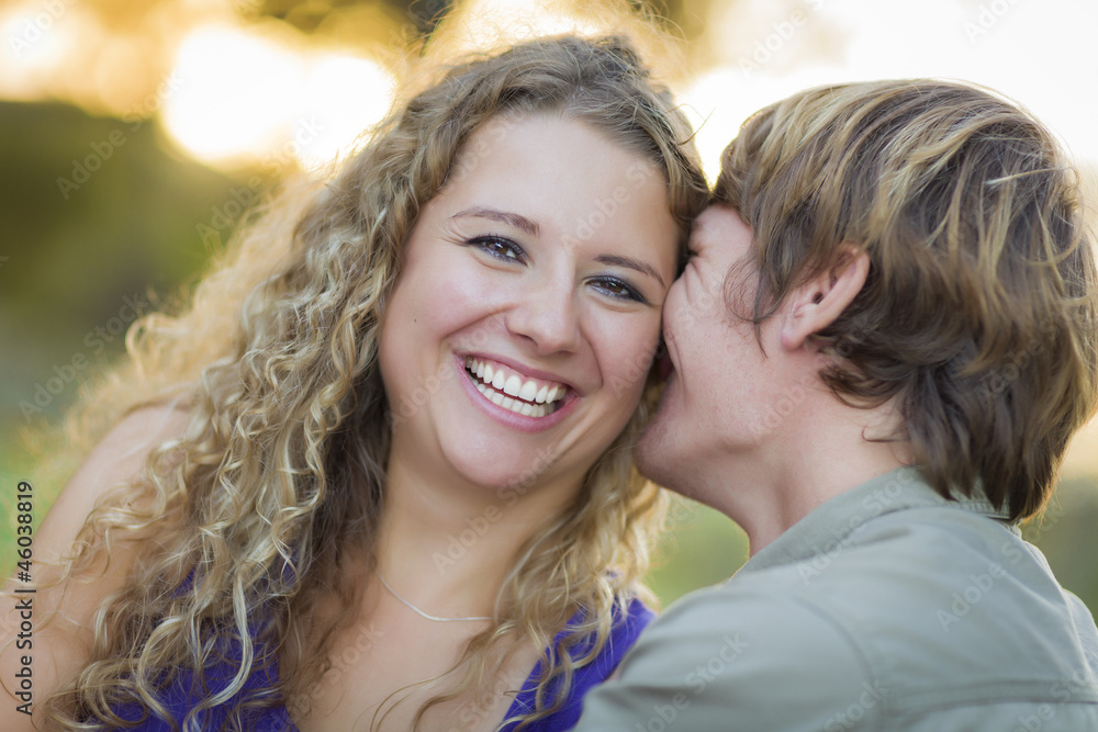 An Attractive Couple Enjoying A Day in the Park An Attractive Couple Enjoying A Day in the Park