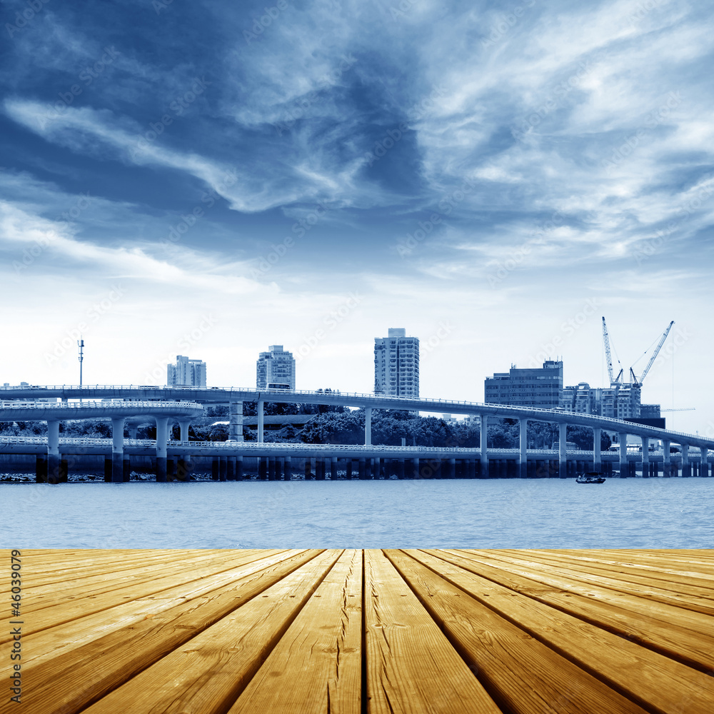 platform beside sea